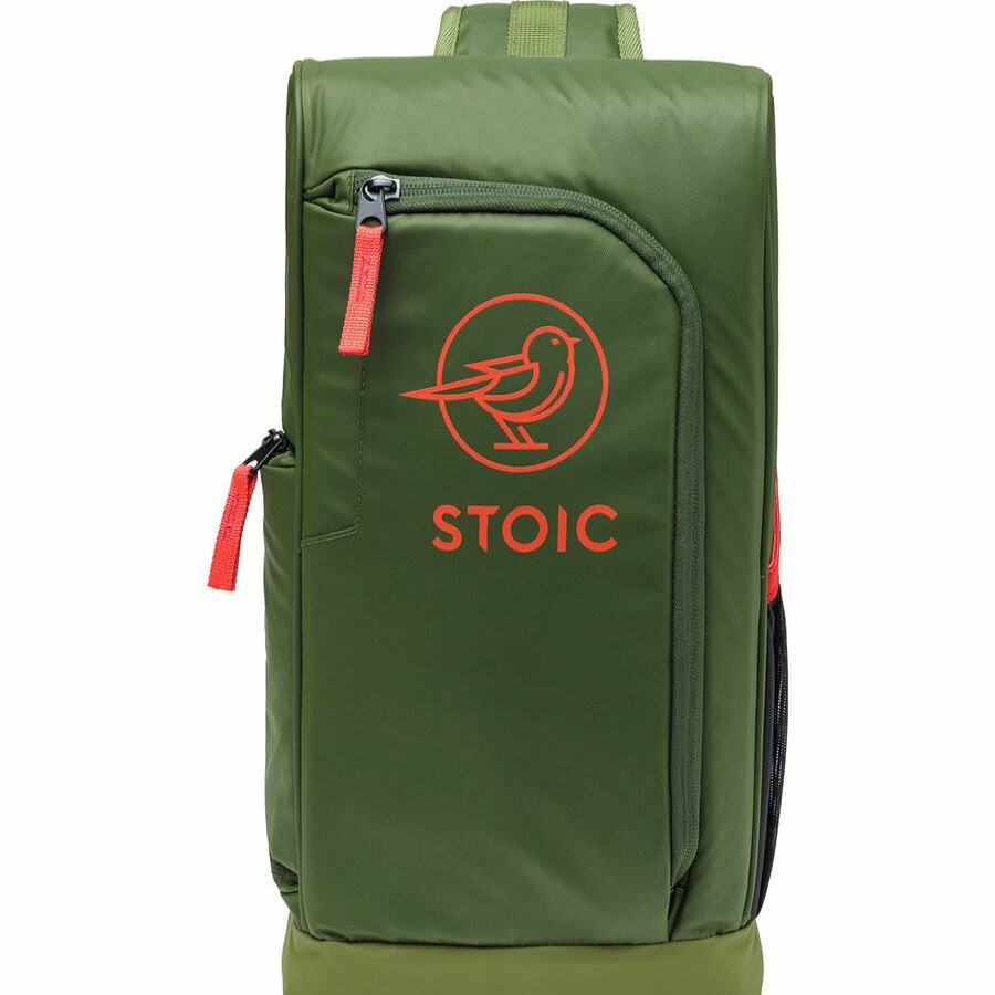 Hike & Camp * | Outlet Stoic Sling Cooler Dark Olive/Green Moss/Cherry Tomato