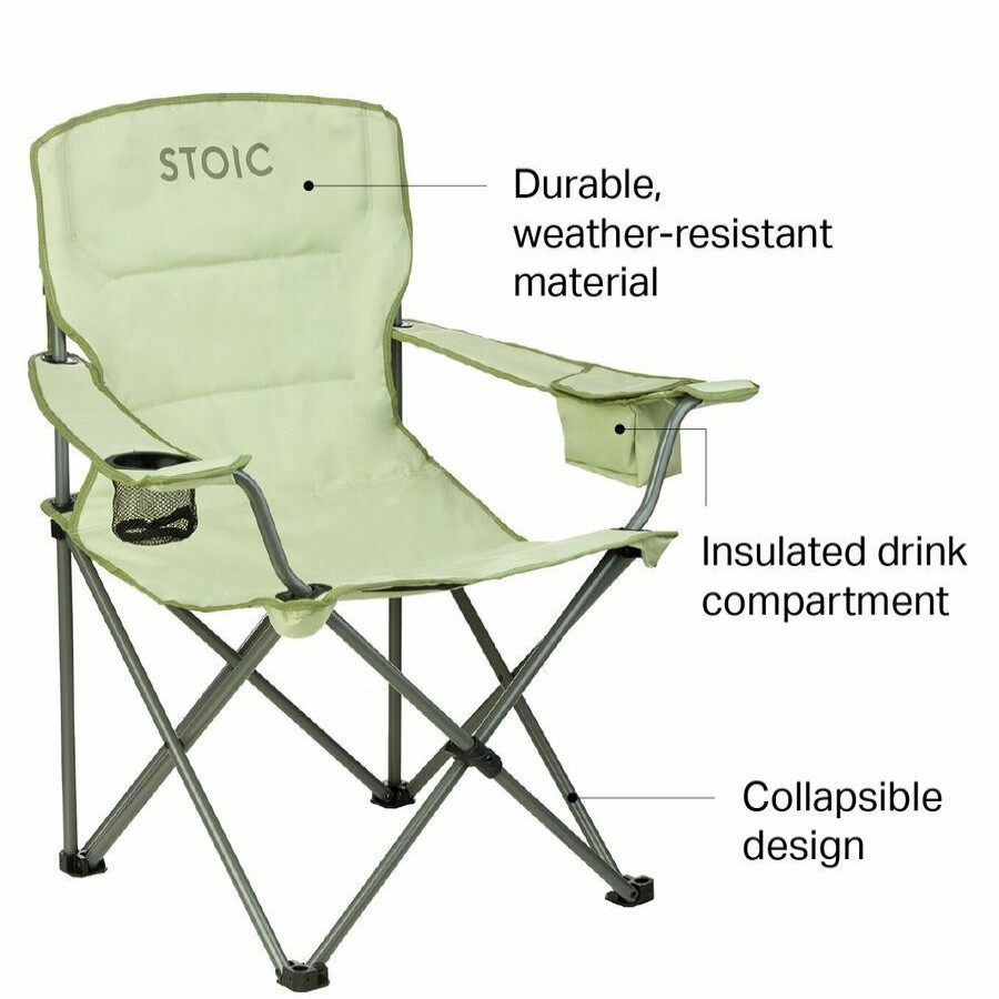 Hike & Camp * | Outlet Stoic Fireside Five O'Clock Chair Sage