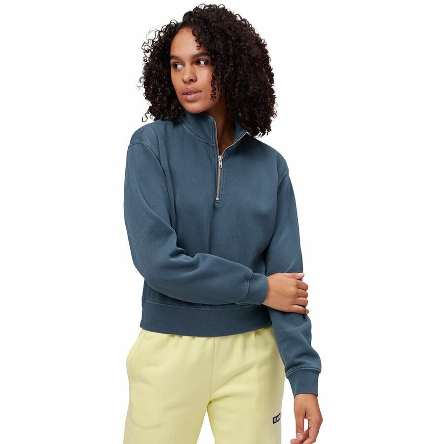 Women'S Clothing * | Outlet Stoic Cotton Cropped 1/4-Zip Pullover Women'S