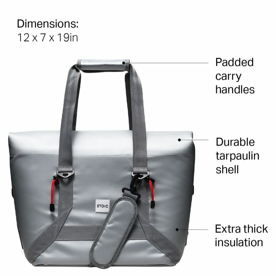 Hike & Camp * | Outlet Stoic 30-Can Heavy Duty Cooler Grey