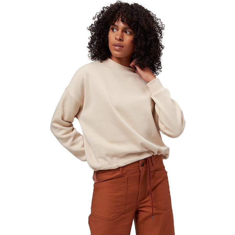 Women'S Clothing * | Outlet Stoic French Terry Crop Crewneck Hoodie Women'S