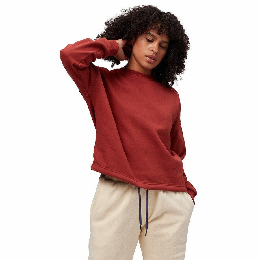 Women'S Clothing * | Outlet Stoic French Terry Crop Crewneck Hoodie Women'S