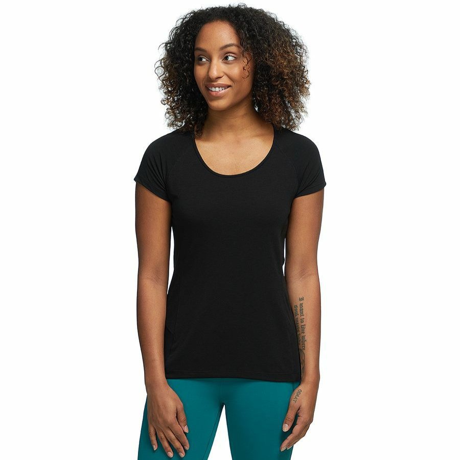 Women'S Clothing * | Outlet Stoic Runoff Hiking T-Shirt Women'S Black