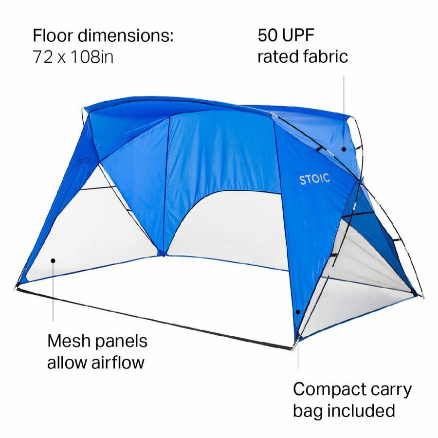 Hike & Camp * | Outlet Stoic Sun Shelter Black/Blue