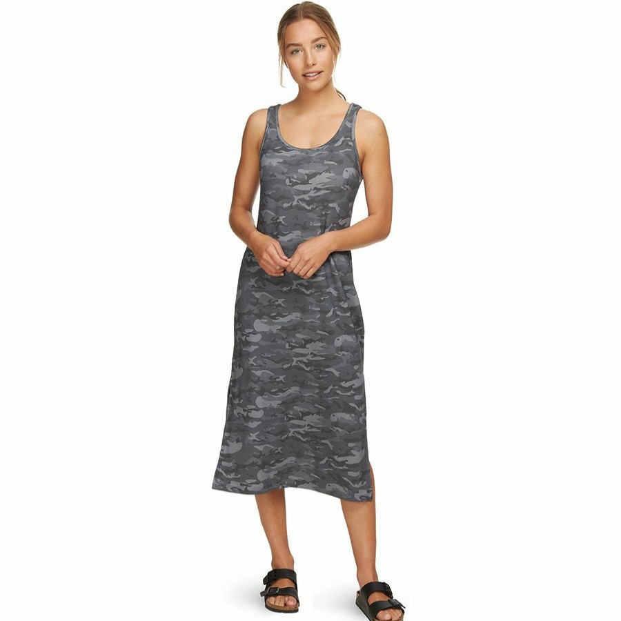 Women'S Clothing * | Outlet Stoic Sleeveless Camo Midi Dress Women'S