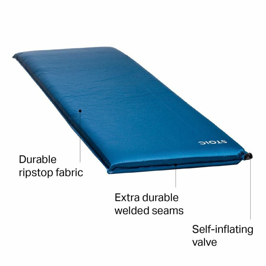 Hike & Camp * | Outlet Stoic Groundwork Sleeping Pad Blue