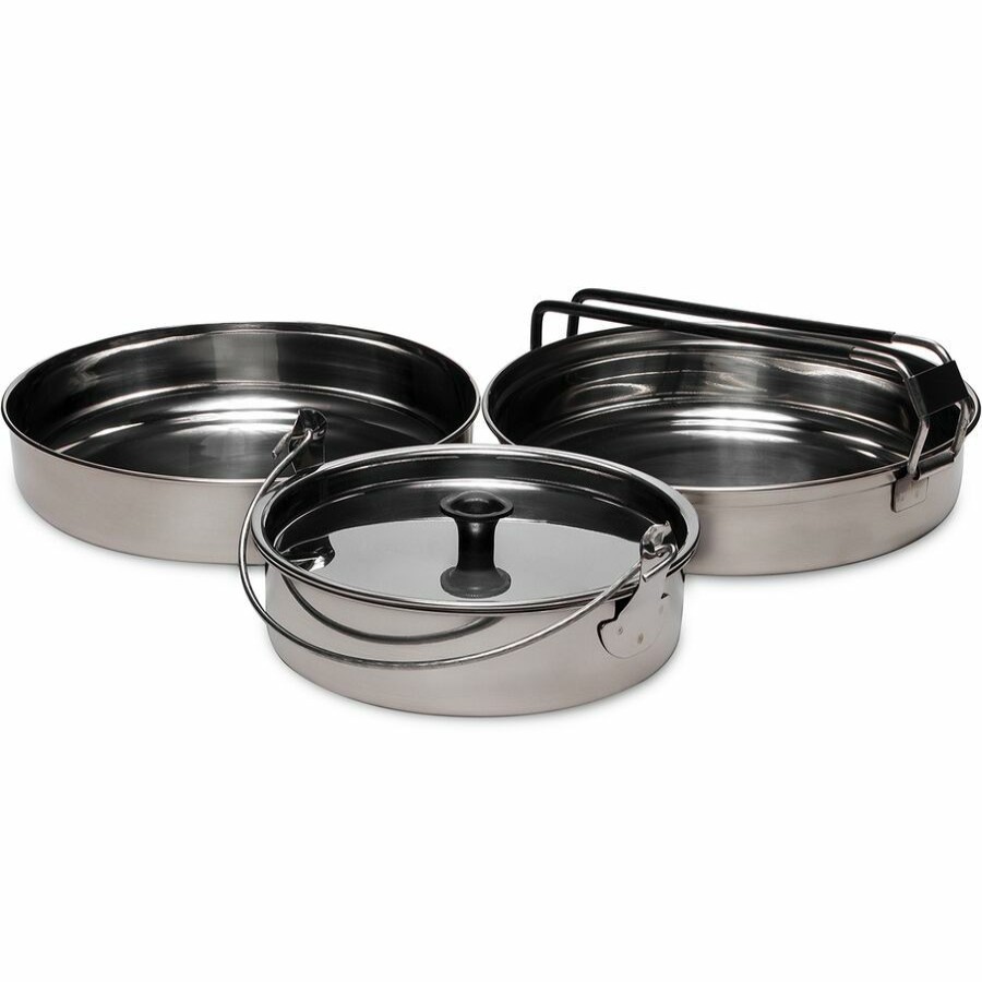 Hike & Camp * | Outlet Stoic Stainless Mess Kit Steel