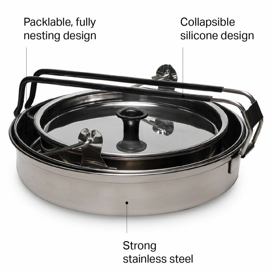 Hike & Camp * | Outlet Stoic Stainless Mess Kit Steel