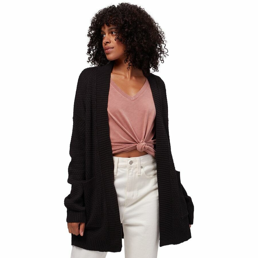 Women'S Clothing * | Outlet Stoic Cardigan Women'S Black