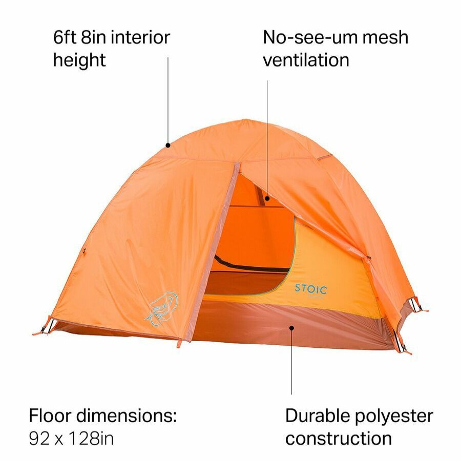 Hike & Camp * | Outlet Stoic Madrone Tent: 6-Person 3-Season Oriole/Ochre