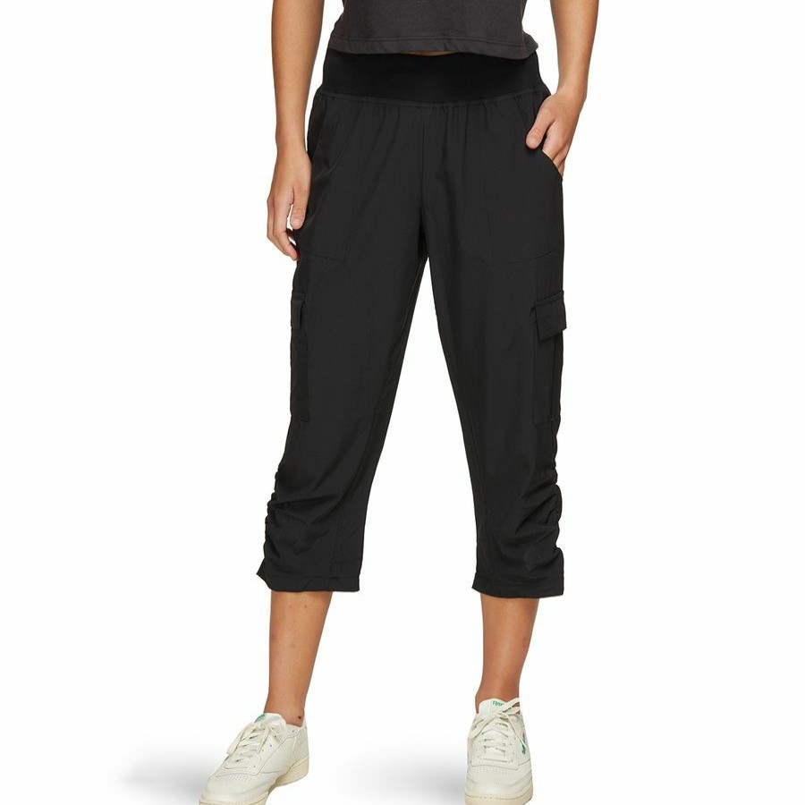 Women'S Clothing * | Outlet Stoic Cargo Tech Capri Women'S Black