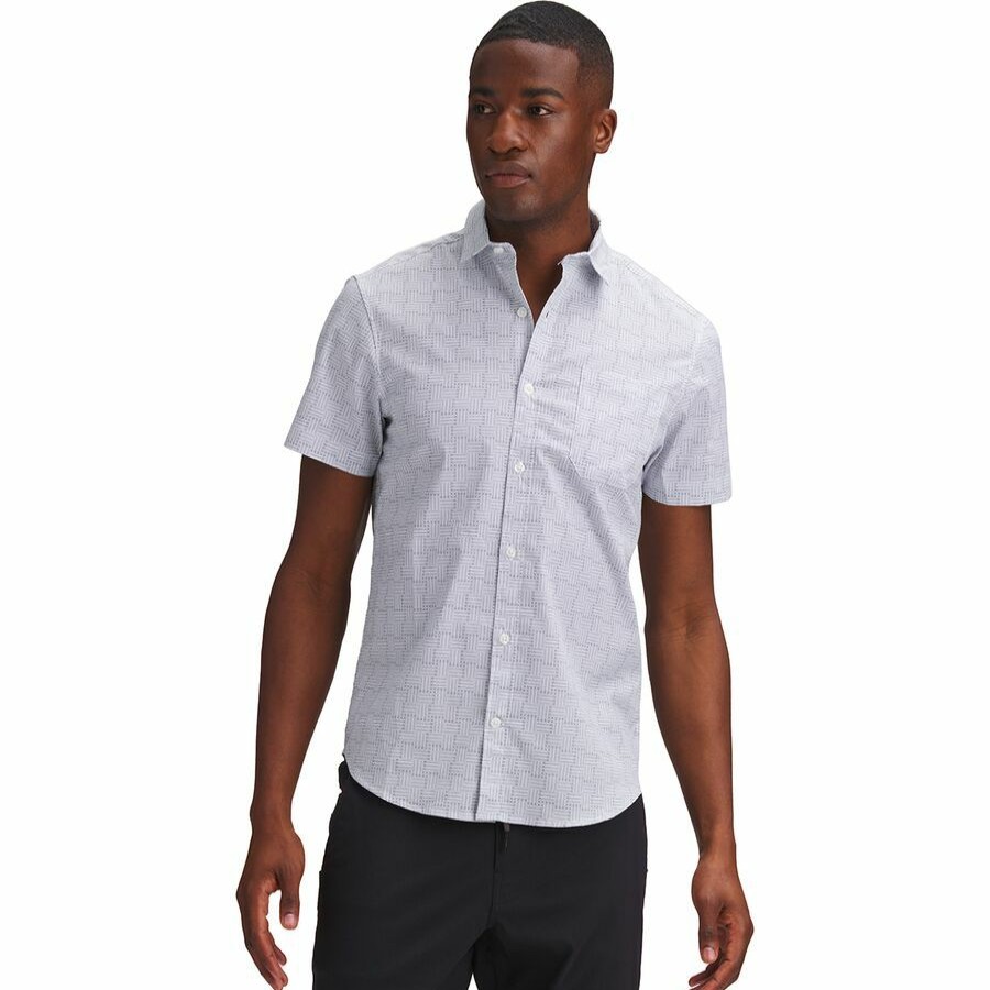 Men'S Clothing * | Outlet Stoic Digi Button-Up Men'S Gray