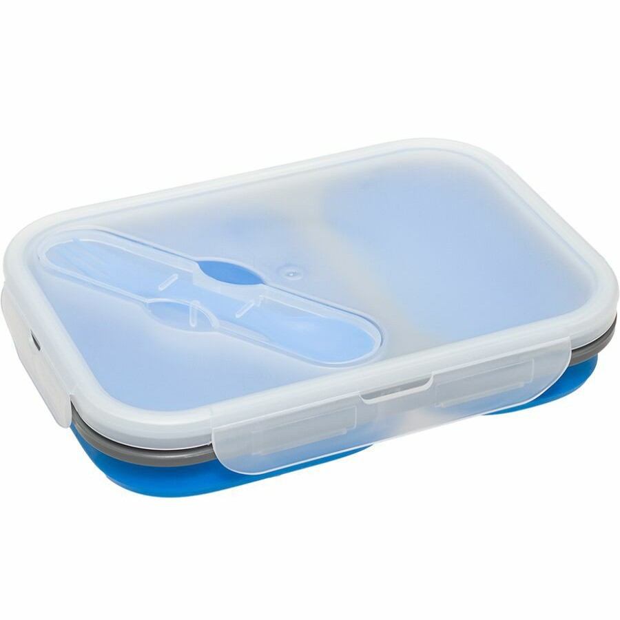 Hike & Camp * | Outlet Stoic Collapsible Silicone Food Container Blue