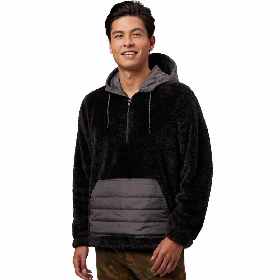 Men'S Clothing * | Outlet Stoic Sherpa Quilted 1/2-Zip Hoodie Men'S