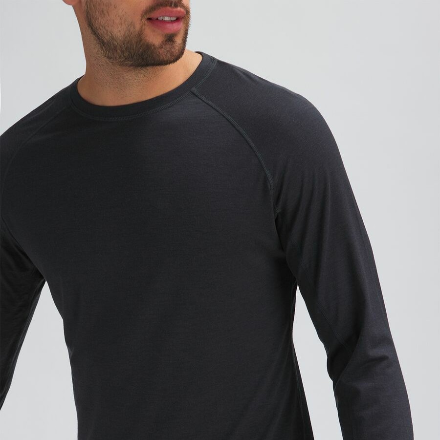 Men'S Clothing * | Outlet Stoic Merino Blend Crew Baselayer Top Men'S Stretch Limo