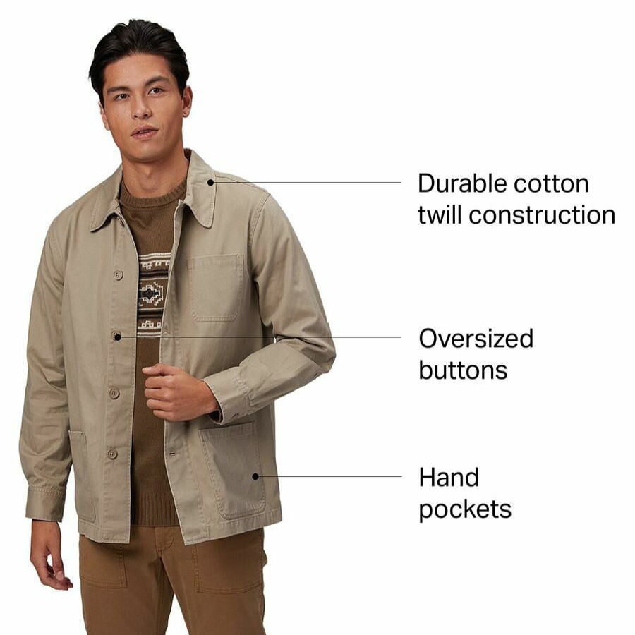 Men'S Clothing * | Outlet Stoic Work Shirt Men'S Taupe