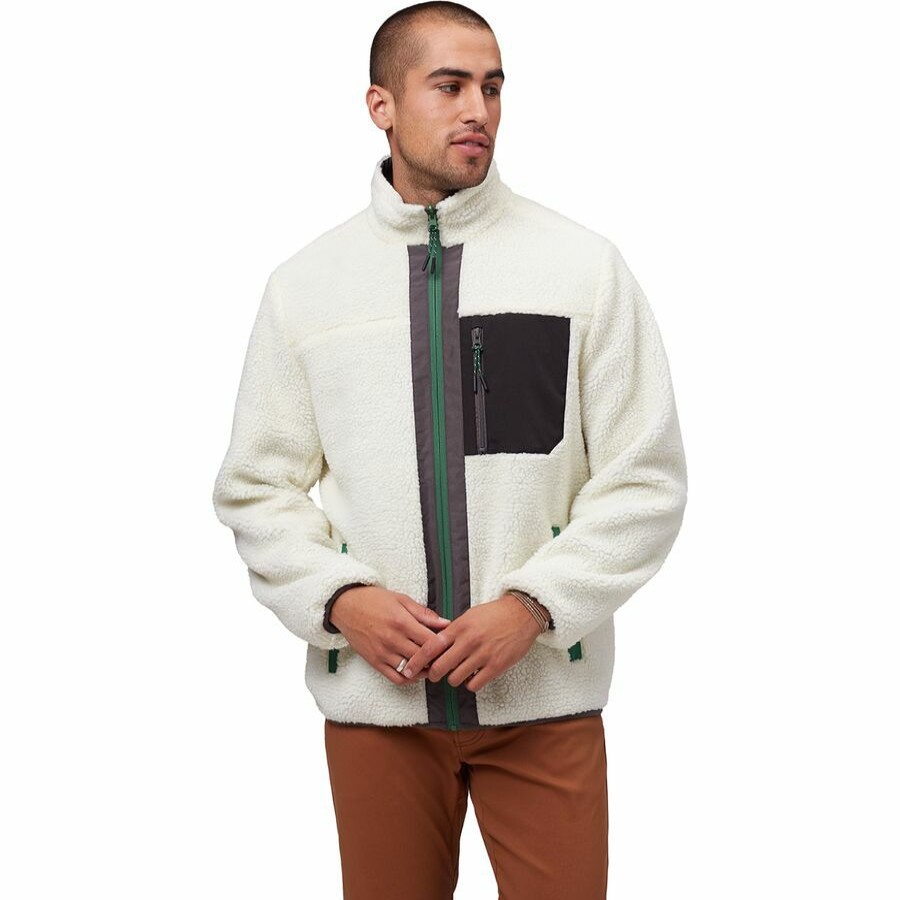 Men'S Clothing * | Outlet Stoic Reversible Mixed Media Sherpa Jacket Men'S