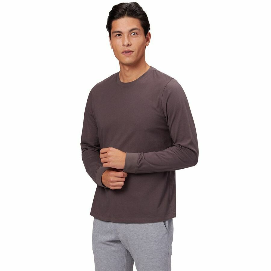 Men'S Clothing * | Outlet Stoic Core Long-Sleeve T-Shirt Men'S Charcoal