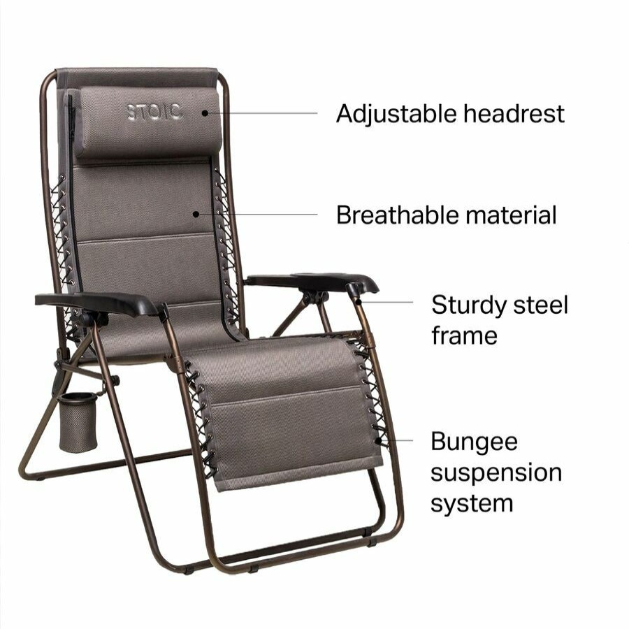 Hike & Camp * | Outlet Stoic Balsam Zero Gravity Chair Carbon