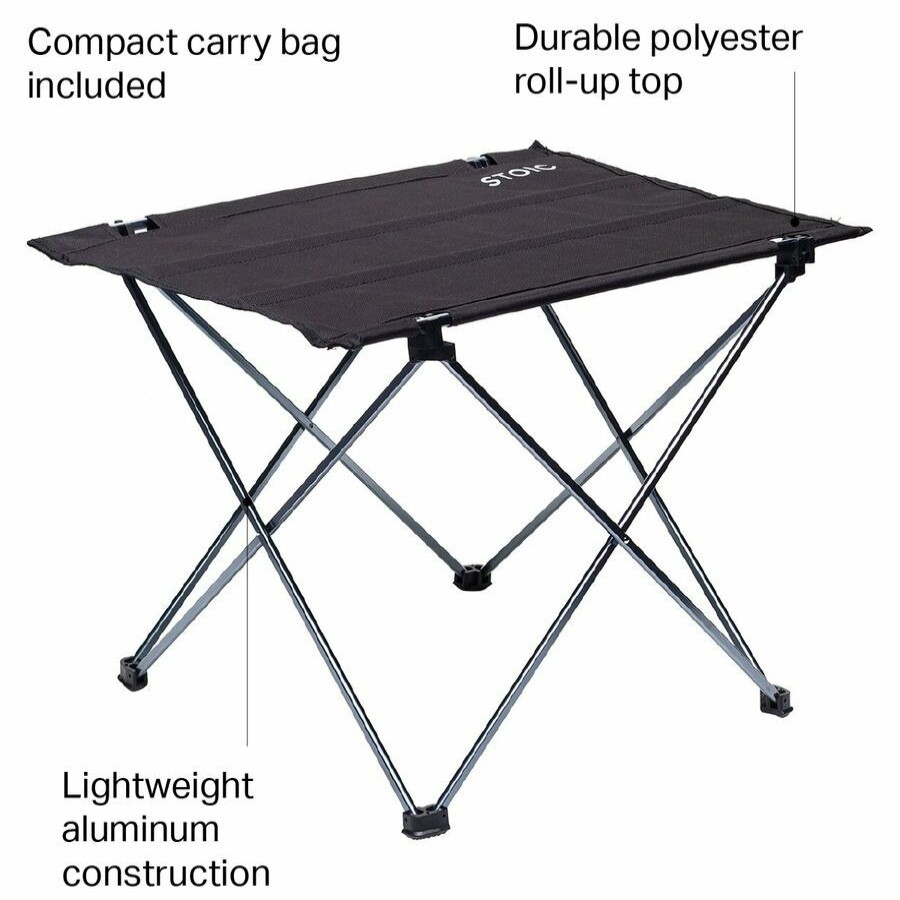 Hike & Camp * | Outlet Stoic Feather Lite Table Black/Blue