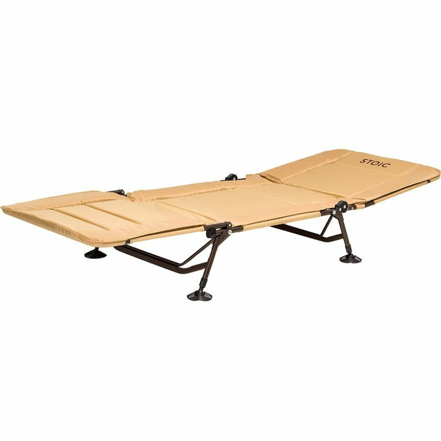 Hike & Camp * | Outlet Stoic Juniper Quick Set Adjustable Cot Brown