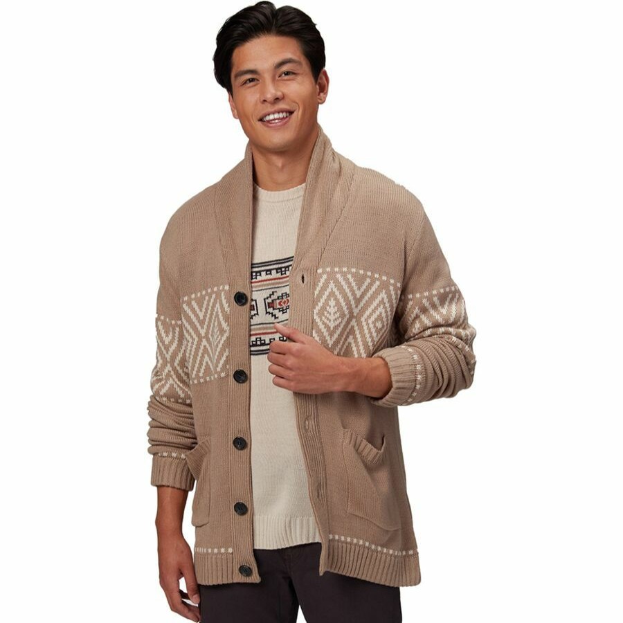 Men'S Clothing * | Outlet Stoic Shawl Collar Cardigan Men'S