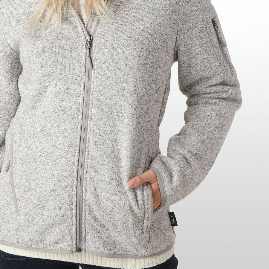 Women'S Clothing * | Outlet Stoic Sweater Fleece Jacket Women'S Black