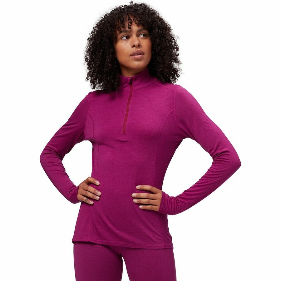 Women'S Clothing * | Outlet Stoic Merino Blend 1/4 Zip Baselayer Top Women'S