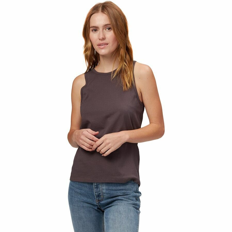 Women'S Clothing * | Outlet Stoic Core Tank Top Women'S Charcoal