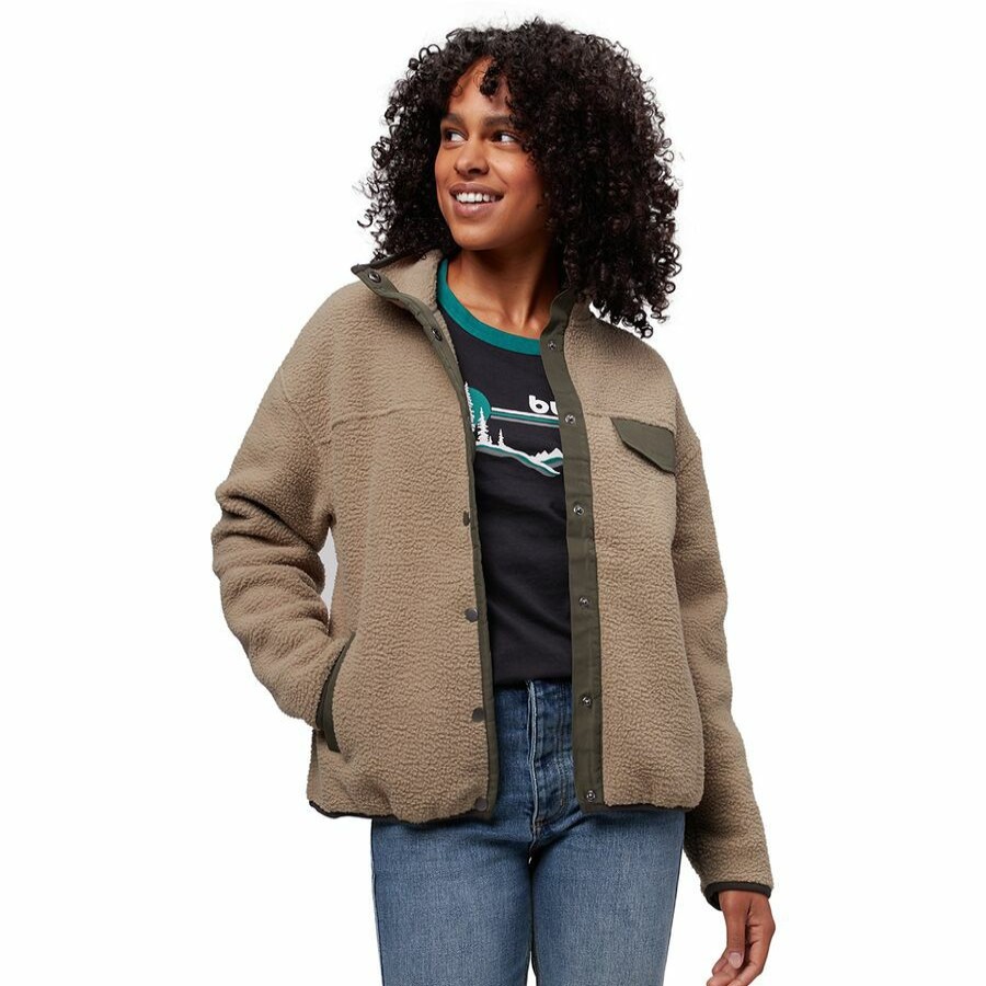 Women'S Clothing * | Outlet Stoic Sherpa Fleece Jacket Women'S